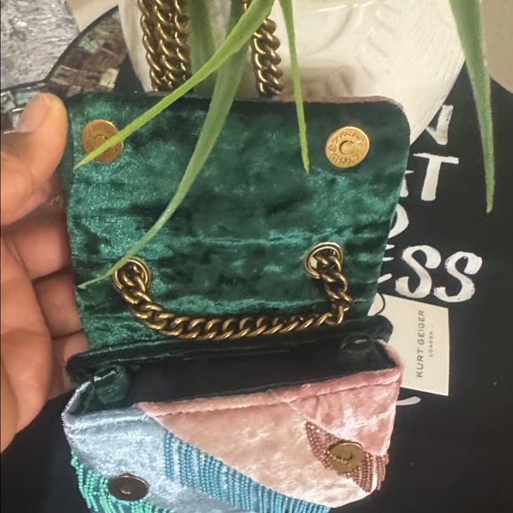 Kurt Geiger London Nano Kensington Fringe Convertible Crossbody Bag - Picture 8 of 17